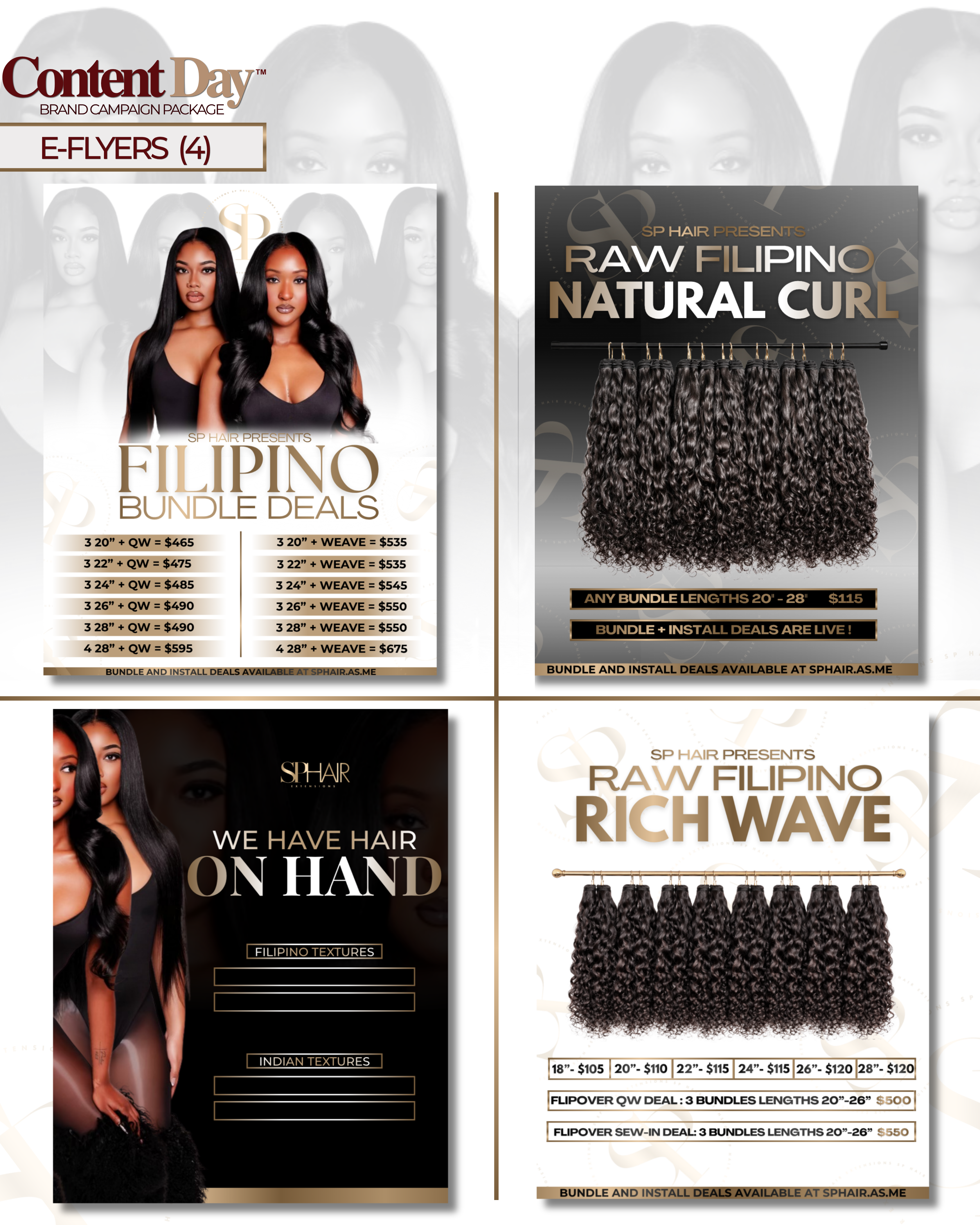 E-FLYER CONTENT PACK