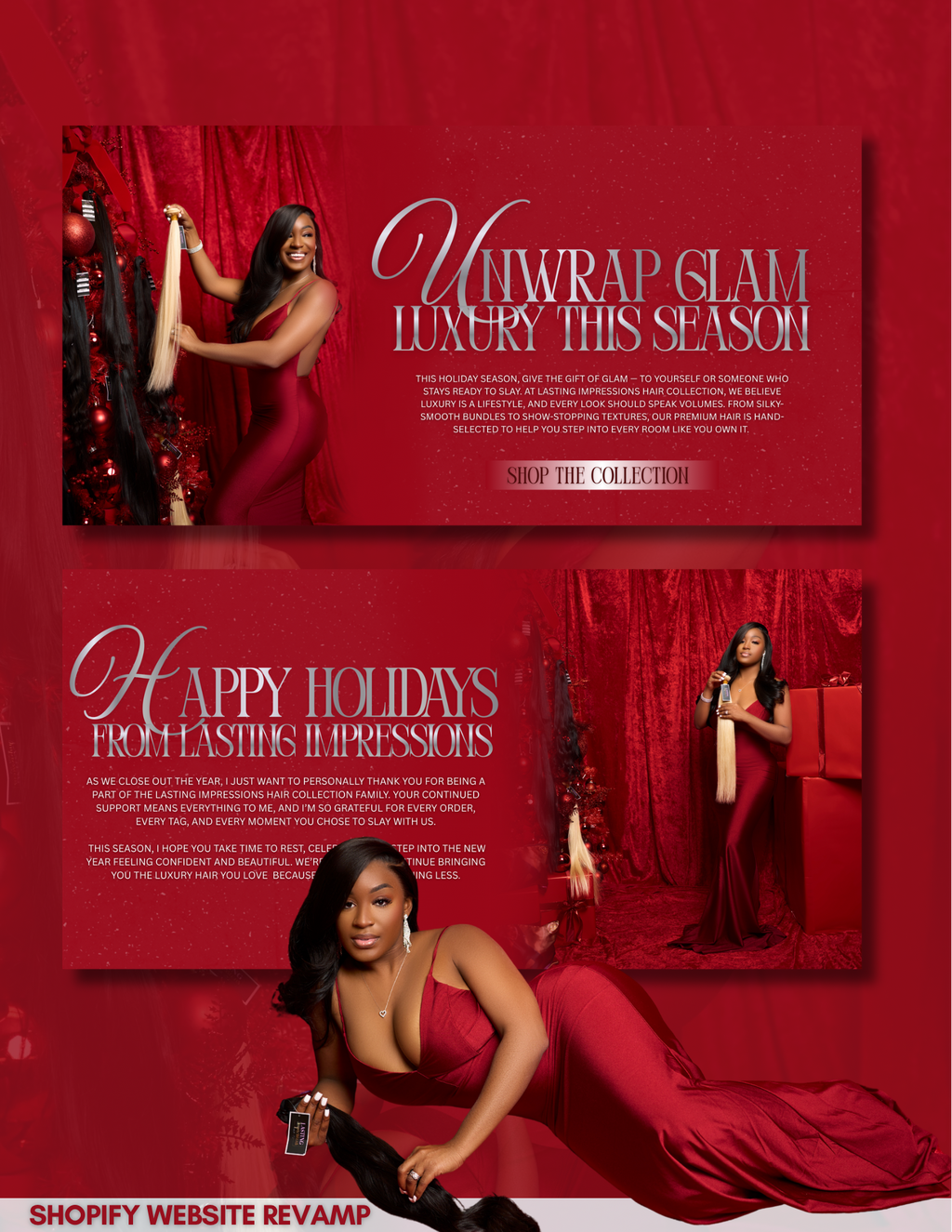 LUXE SHOPIFY HOMEPAGE REVAMP